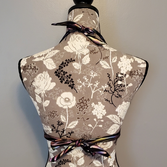 Victoria's Secret rainbow metallic zebra swim top - Picture 3 of 10